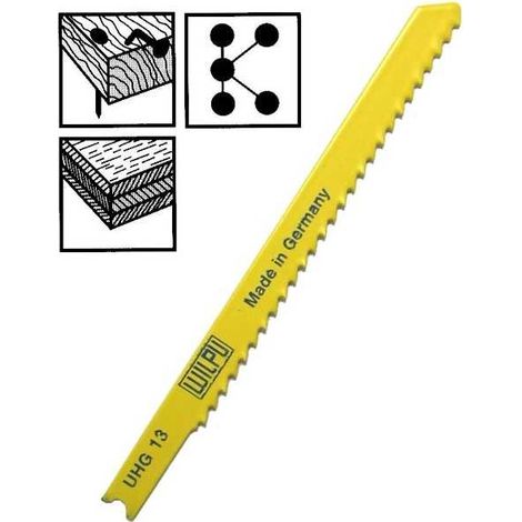 Lame per seghetto alternativo Bosch U111C - Adatte al Legno - UHG 13 (set da 5)