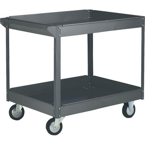 Chariot RS PRO 2 plateaux en Métal, 1015 x 635mm, Capacité de charge 250kg ( Prix pour 1 )