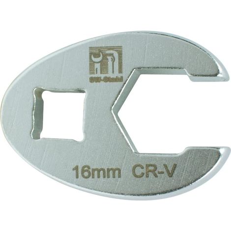 SW-Stahl 01480-12SB Offener Ringschlüssel, 12 mm, 3/8 I Hahnenfußschlüssel 3/8 Zoll I Schraubenschlüssel I Bremsleitungsschlüssel SW 12 mm