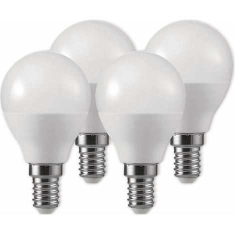 MÜLLER-LICHT LED-Lampe, Tropfenform, 400257, E14, EEK: G, 3 W, 250 lm, 2700 K, matt, 4 Stück (1/3)