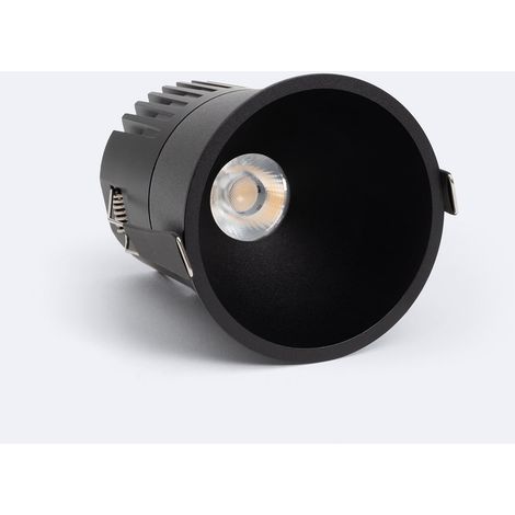 Foco Downlight LED 24W Corte Ø 90 mm Deep 2700K Negro Blanco Cálido (1/4)