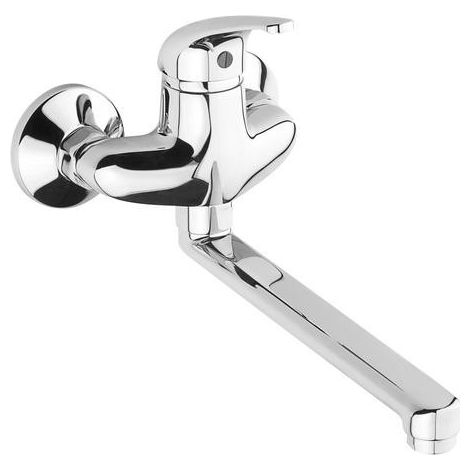 Jika Dino - Mitigeur de lavabo avec bec pivotant, entraxe 10 cm, chrome H3517270043101 (1/2)