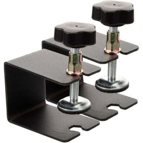 Pinces de fixation robustes pour bricolage et ébénisterie – Lot de 2 pièces, idéales pour le montage de panneaux et travaux du bois (1/5)