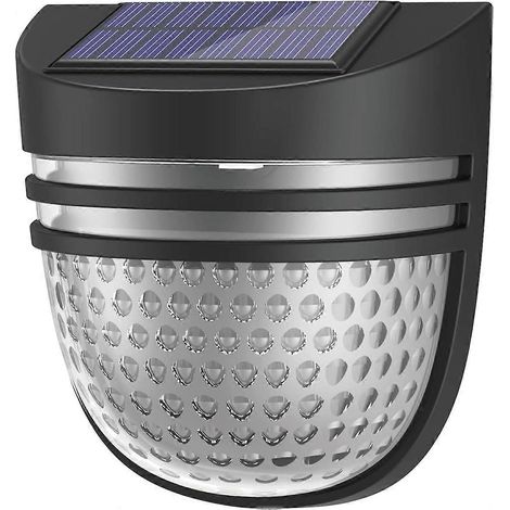 Lampes solaires d'extérieur, lampes solaires étanches IP65 pour escaliers, marches et clôtures extérieures avec 2 modes pour jardin [1 pièce] (1/5)