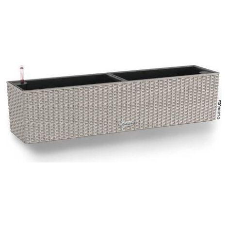 Jardiniere - Balconera cottage 80 - Kit complet - Brun sable - 12 L - LECHUZA