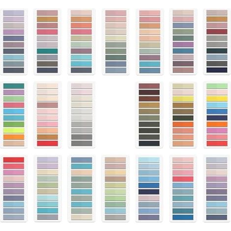 Lot de 4000 bandes adhésives - Marqueurs inscriptibles - Transparent - Pour marquage de page - Multicolore - Pour le bureau et l'école