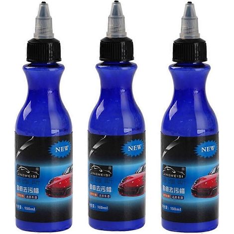 Lot de 3 flacons de 100 ml de produit anti-rayures pour carrosserie, réparateur de peinture pour rayures profondes et réparation automobile (1/3)