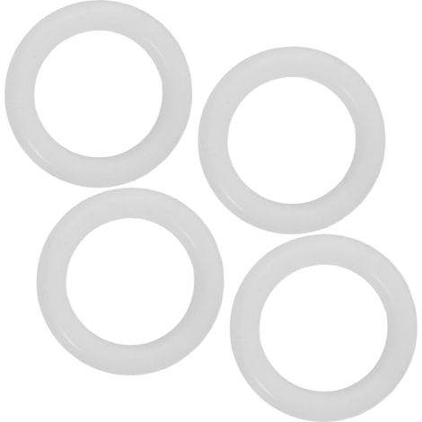 Rondelles de Robinet Lot de 4 Pièces en Silicone Blanches (1/5)