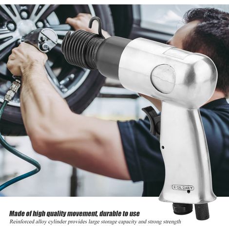 Industrieller, leistungsstarker Druckluftmeißel mit geradem Griff, 150 mm (1/5)