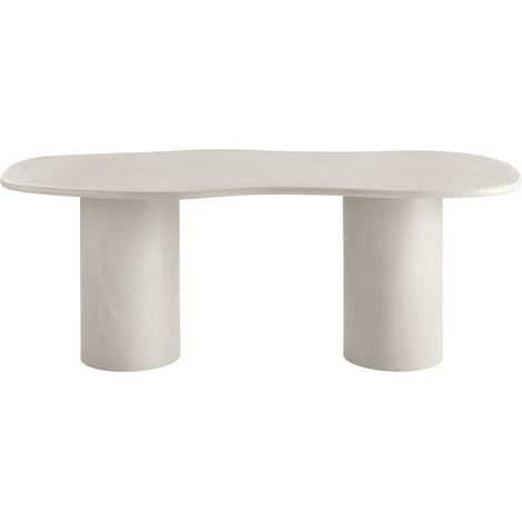 PAROS-Table à manger 8/10 personnes 200 cm en béton enduit (1/5)