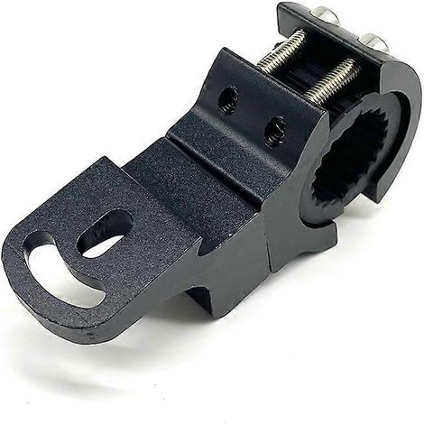 Support de fixation pour phare de moto, fixation à trou unique, en alliage d'aluminium, pour pare-chocs et barre de protection, support d'extension pour tube de phare LED (Nouveau support de phare noi (1/5)