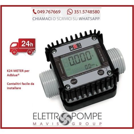 PIUSI K24 Contalitri Digitale AdBlue 120 l/min 10 bar
