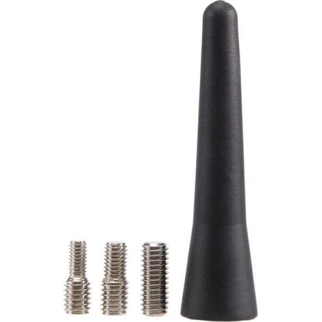 Universal Car Antenna 6.5 Cm FM AM M5 M6 Mini Car Radio Accessory Black (1/4)