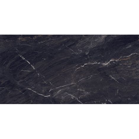 Mexen Sintra Black gres esmaltado rectificado G1, azulejo para suelo y pared 120 x 60 cm, alto brillo - TL204-120-060-00 (1/5)