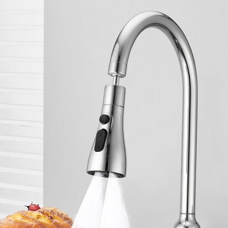 Embout douchette pour robinet et mitigeur de cuisine - 3 modes de jets (1/5)