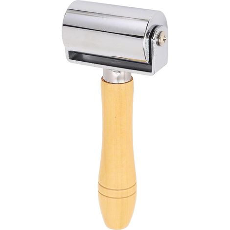 Rouleau de couture pour courtepointe, papier peint rouleau de couture en cuir rouleau de presse Quilting outils bricolage cuir artisanat manche en bois outil de roulement (M 6cm) (1/5)