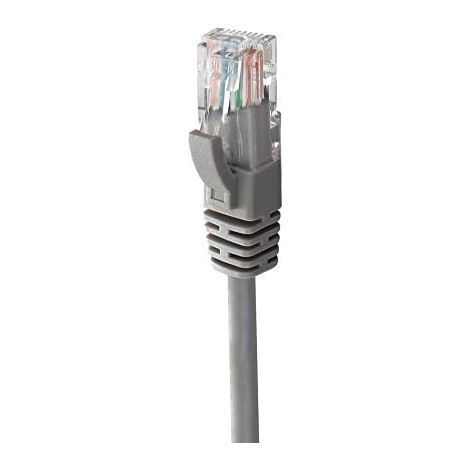Mach Power CV-LAN-003 Patch Cord UTP CAT5e, Plug RJ45, 5 m, Grigio