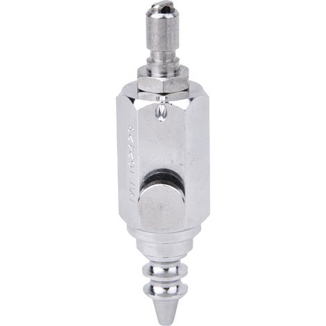 Professionelle 8 cm Mini-Tauchdüse aus Edelstahl, tragbar, universell, für Tarierwesten, Inflatorschlauch, Reinigungswerkzeug, silberfarben (1/5)