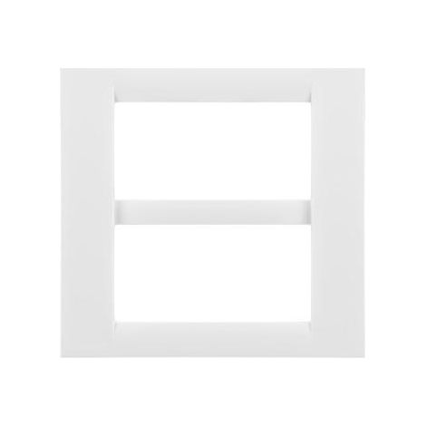 PLAQUE 8 POS.BLANC NUAGE SYSTEM VIRNA GEWISS GW22107
