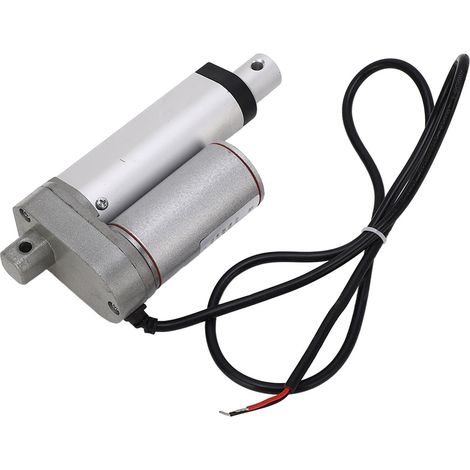 Vérin électrique linéaire 50mm course 24V IP65 750N aluminium alliage moteur pour fauteuil massage blanc (1/5)