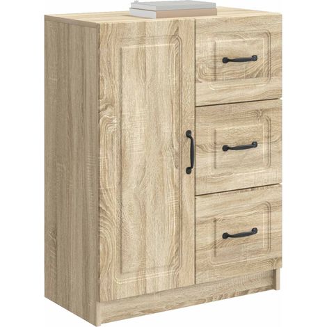 Maison Exclusive - Credenza Rovere Sonoma 66 x 34,5 x 87 cm Legno ingegnerizzato