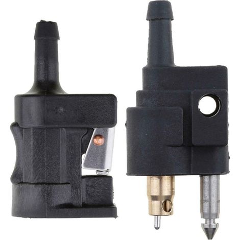 conectores de combustible, macho y hembra de 6 mm, para motores fueraborda, compatibilidad con 1/4 de pulgada. (1/5)