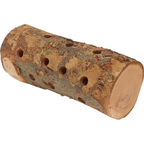 Bâtonnet à mâcher en bois pour hamster, naturel et sûr, résistant aux morsures, pour perroquets et petits animaux (taille L). (1/5)