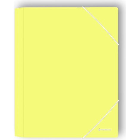 Carpeta con banda elástica A4 PP-102 amarilla Penmate