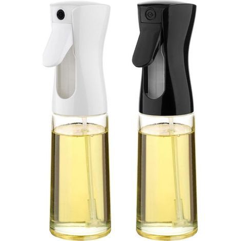 Spray Huile Olive,2 pièces vaporisateur huile cuisine pulvérisateur d'huile distributeur d'huile pour pulvérisateur d'huile(200 ml)
