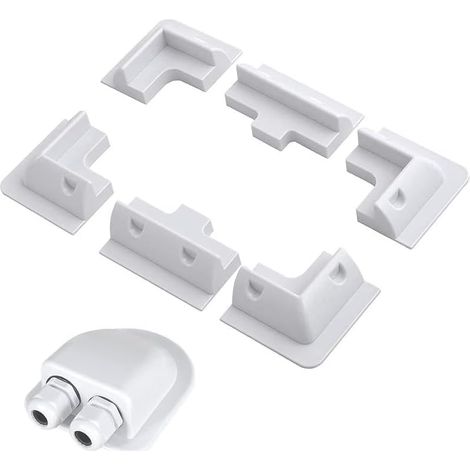 Kit Universale 7 Pezzi per Portapacchi Auto e Camper – Supporto Robusto in Plastica Resistente e Metallo, Design Funzionale per Viaggi e Camping (1/5)