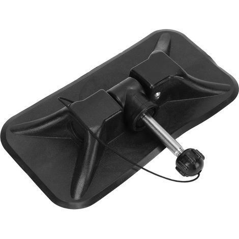 Support de pagaies universel léger en alliage d'aluminium et caoutchouc pour bateau pneumatique (1/5)