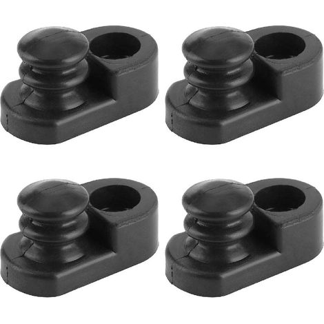 4 Capuchon de montage, caoutchouc noir, interrupteur de porte, compatible Patrol Y60 GU Y61 Civilian W41 (1/4)