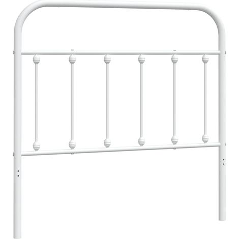 Maison Exclusive - Ersatz-Kopfteil Metall Weiß 100 cm