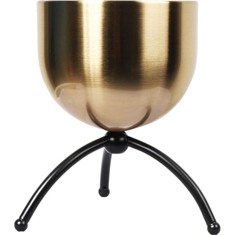 Copertura in metallo dorato su tre gambe, 20 cm (1/4)