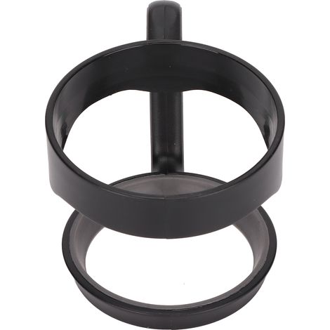 Porte-gobelet de voyage avec poignée, 2 cercles antidérapants, pour voiture, Icemaster Bonhomme de neige, 890 ml (30 oz), noir (1/5)