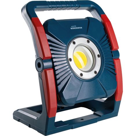 Echter Werkzeugfan LED Akku-Arbeitsleuchte 5.000 Lumen, IP54 18V Multi-Akku System