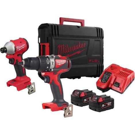 Kit trapano a percussione e avvitatore M18 Milwaukee 4933492844 (1/3)