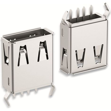 FISCHER ELECTRONIC Prise USB, USB 2 A 180, 10145216, USB Type A, Nombre de pôles 4