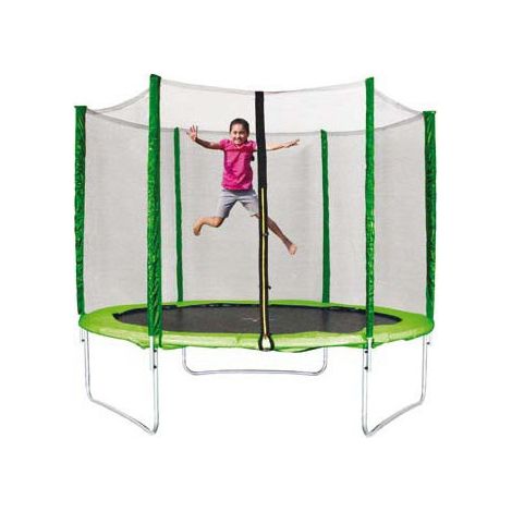 Trampoline Tapis de saut avec filet de protection pour enfant Jumpy Ø 244 cm (1/2)