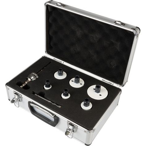 Set de sierras de campana BiM MAKITA E-14261, Ezychange TCT, 8 piezas, 22 - 68 mm (1/2)