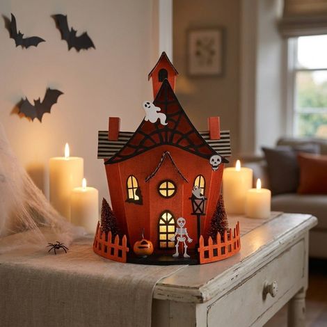 Ghost LED Haunted House Halloween Decoration (1/2)
