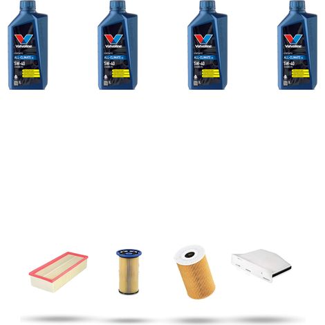 Kit tagliando 4 FILTRI e 4L OLIO compatibile con Vw CC (358) 2.0 TDI 103kw Dal 2012 (1/5)