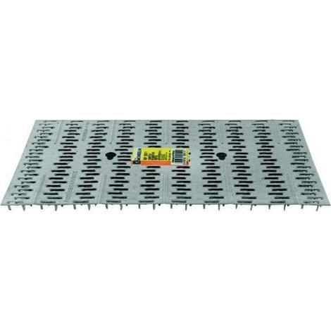 Mondelin – Connecteur de rechange pour taloche-gratton 15 x 25 cm – Tôle emboutie pour durabilité – Conçu pour chantiers humides et terrains accidentés