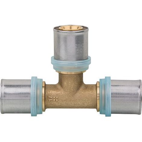 EVENES raccord a sertir pour multicouche, transition Té 26x3mm, contour TH (1/2)