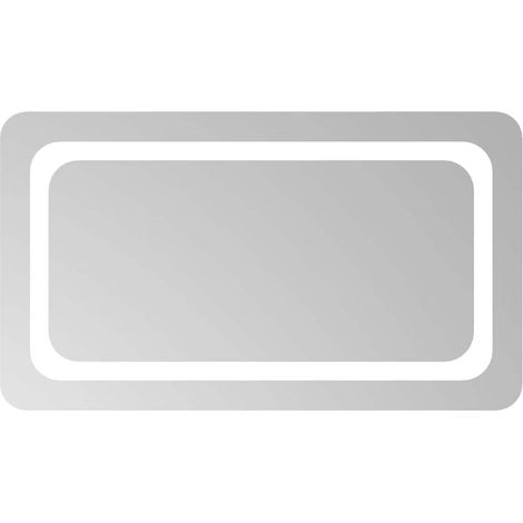 Maison Exclusive - LED-Badspiegel 70x40 cm