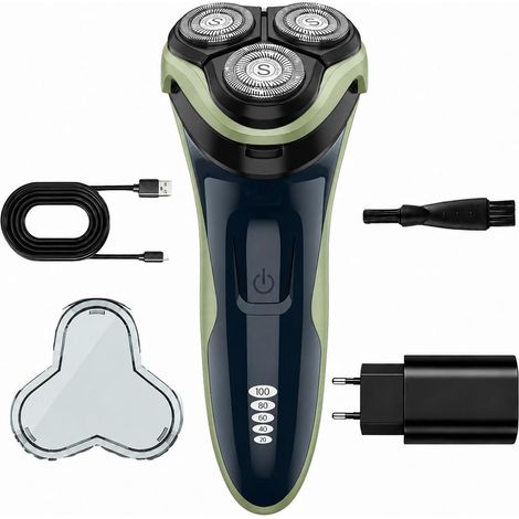 Rasoir Electriques Hommes: 120 Min D'Autonomie USB-C Rechargeable (1/5)