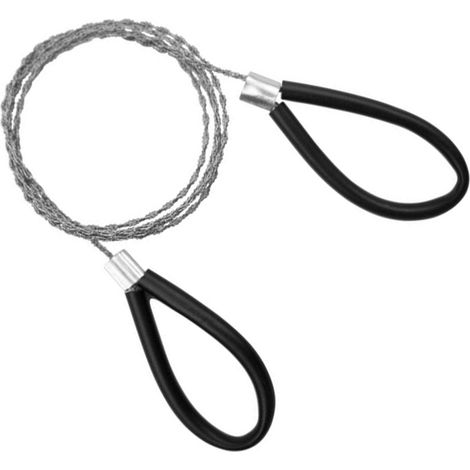 Scie à chaîne de poche pour le camping et les aventures en plein air, pack de 2 (1/4)