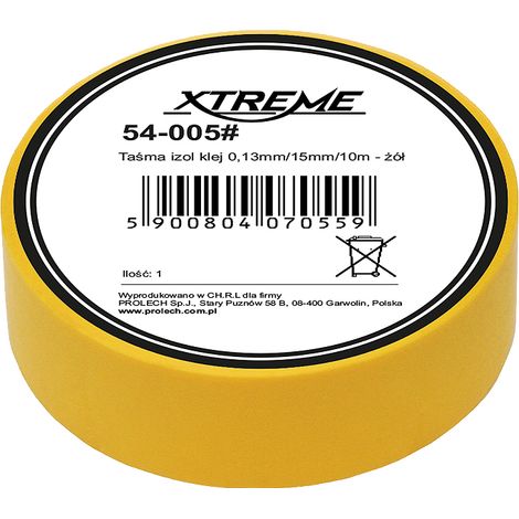 15x10 gelbes Isolierband