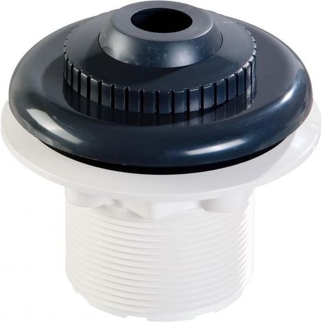 Bouche de refoulement liner gris anthracite pour piscine enterrée