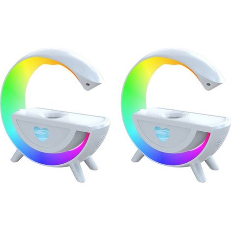 Humidificador de aire antigravedad 2X de 350 ml con altavoz RGB de 5.0 para el hogar y la oficina. (1/4)